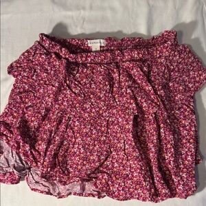 Aeropostale Pink Floral Skirt